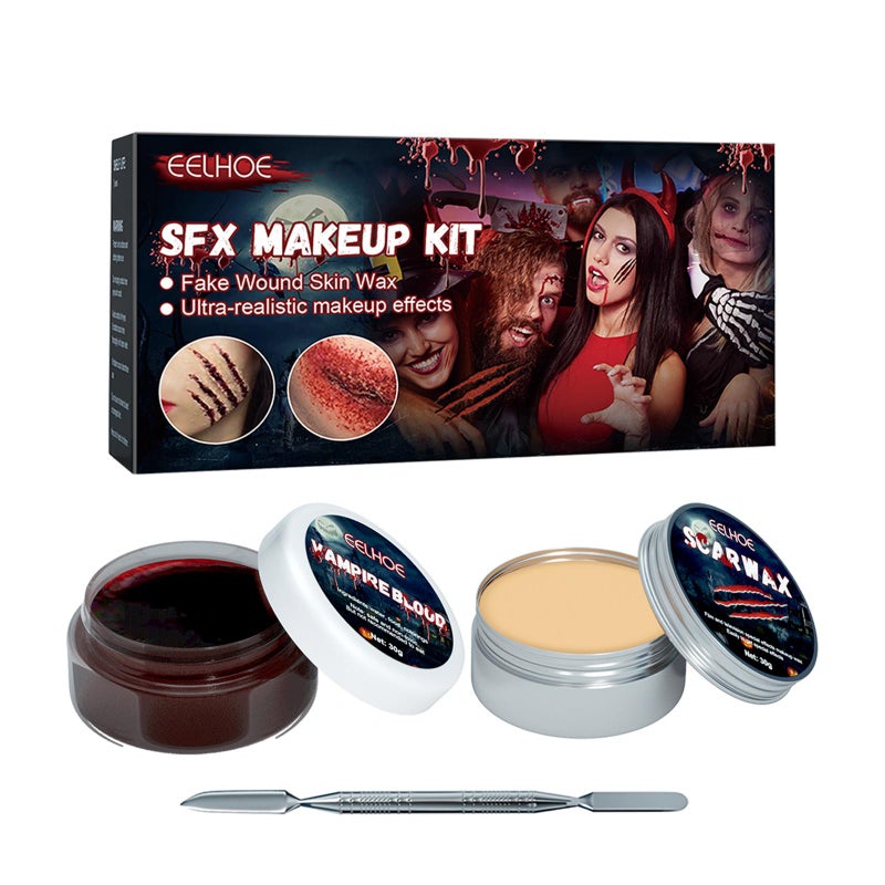 Halloween - Skin Wax Blood Makeup Set